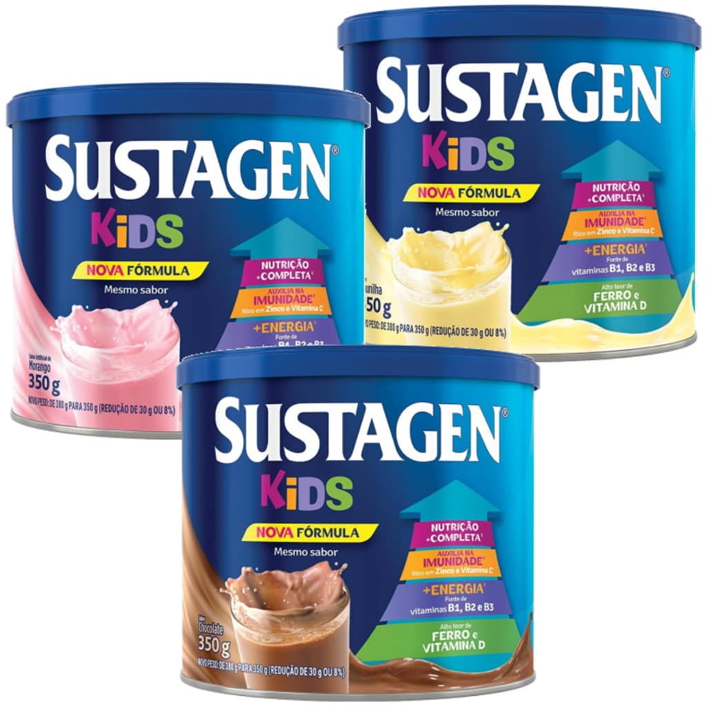 Sustagen Kids 350g - Escolha seu sabor preferido - ORIGINAL