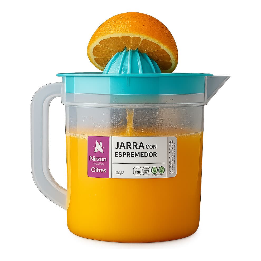 Jarra De Suco 2L Com Tampa Espremedor De Laranja E Limão