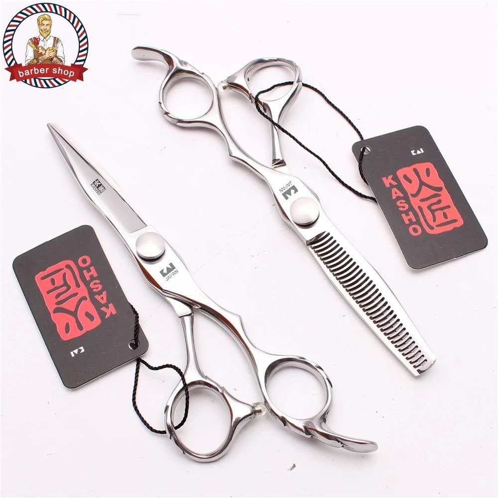Envio em estoque pronto#6寸美发剪刀平剪刘海剪 Tesoura de dente para desbaste, tesoura para corte de cabelo, conjunto de corte de c