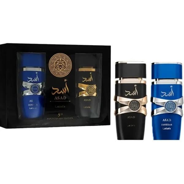 Asad + Zanzibar - Lattafa - Conjunto De Edição De Aniversário 100ml