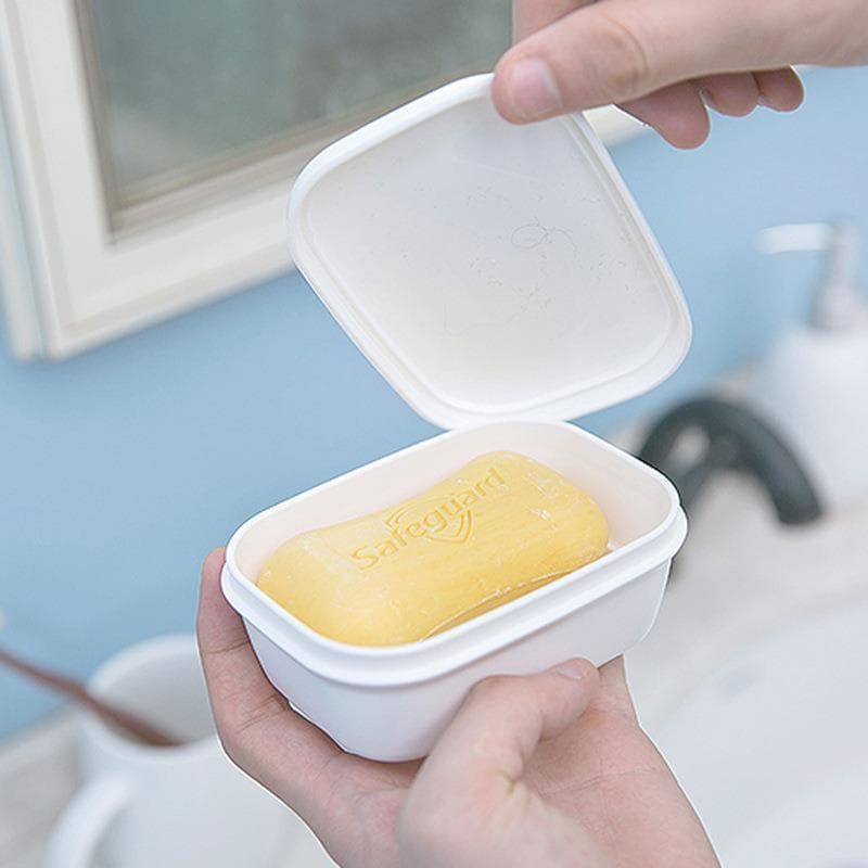 Caixa de sabão viagem portátil casa caixa de sabão doméstico com tampa selada drenagem à prova dwaterproof água caixa de