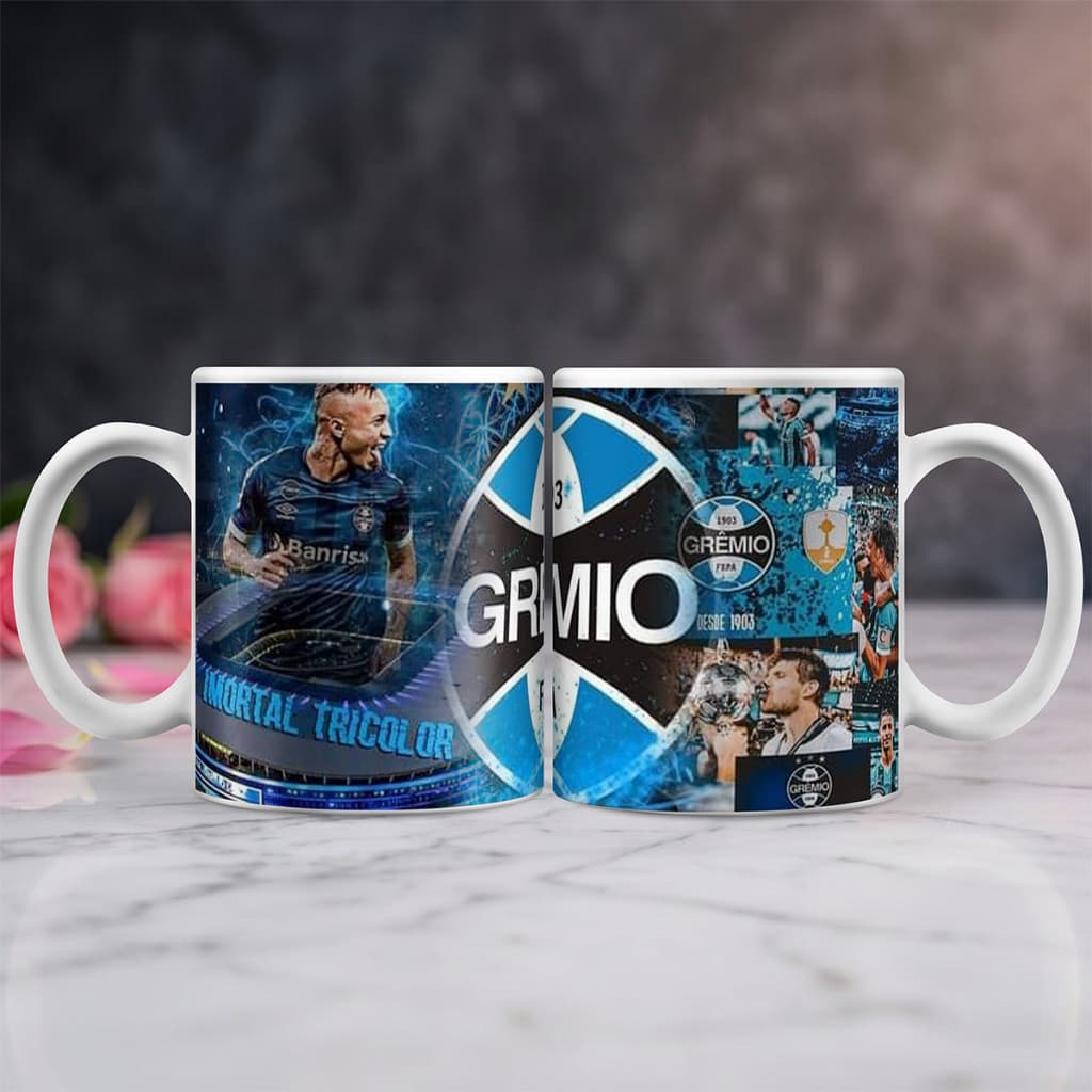 Caneca Grêmio Imortal – Presente Torcedor Tricolor Gaúcho
