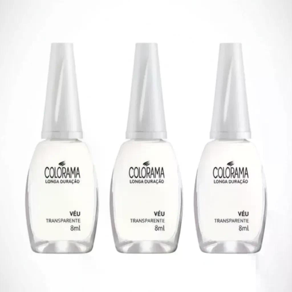 Kit Esmalte Véu Colorama - (3 Unidades) 8ml