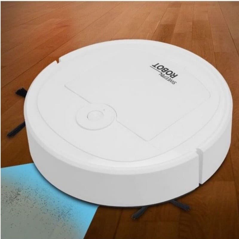 Robô varredor e esfregão, lavagem automática de esfregão, autocoleta de pó, totalmente automático para uso doméstico