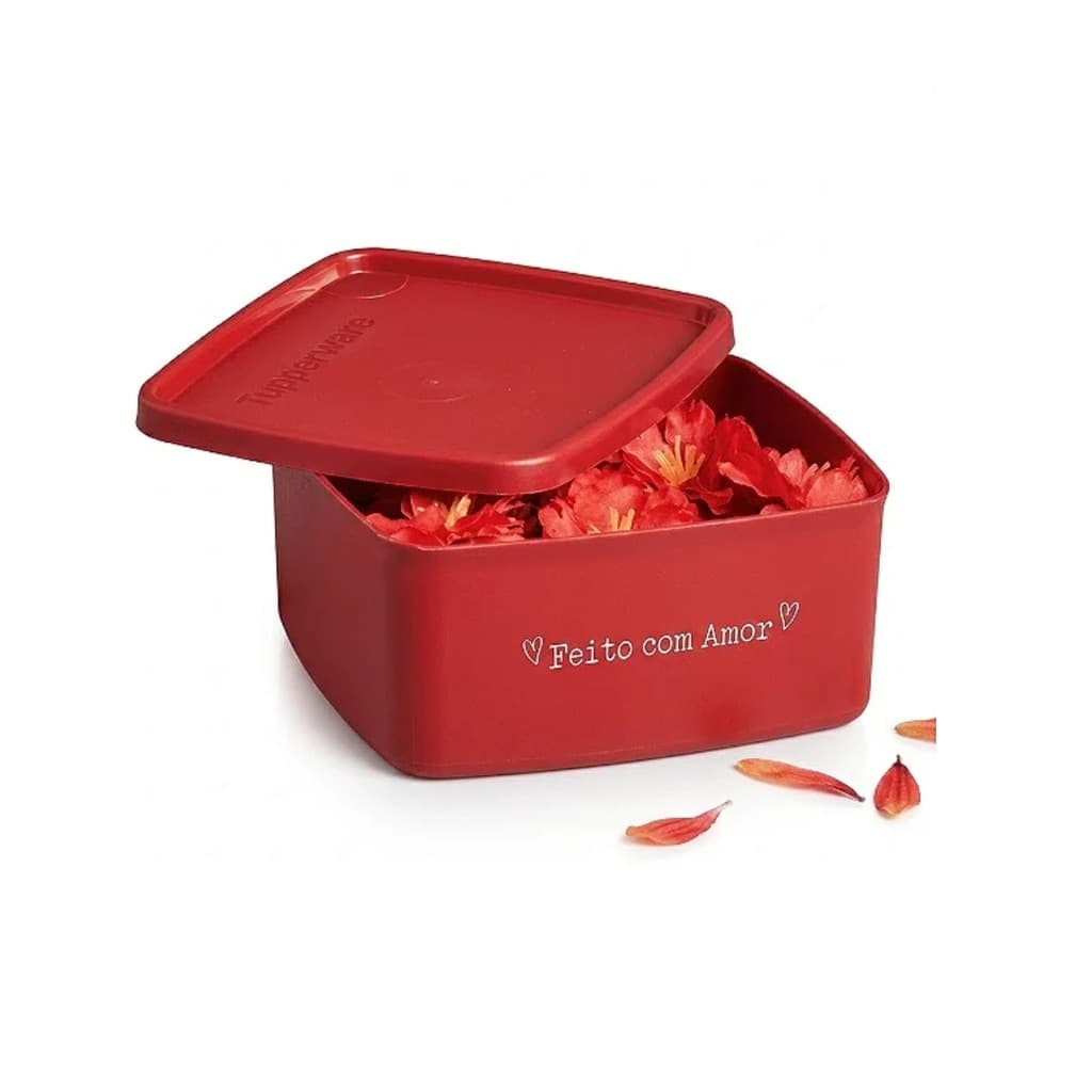 Tupperware Jeitosinho 400ml - "Feito Com Amor"