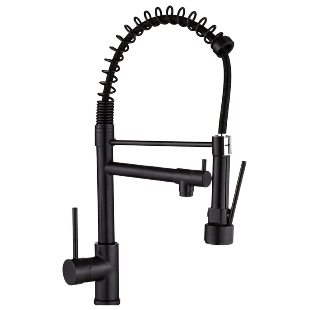 Torneira Cozinha Gourmet Monocomando Black Preto Fosco 50 Cm