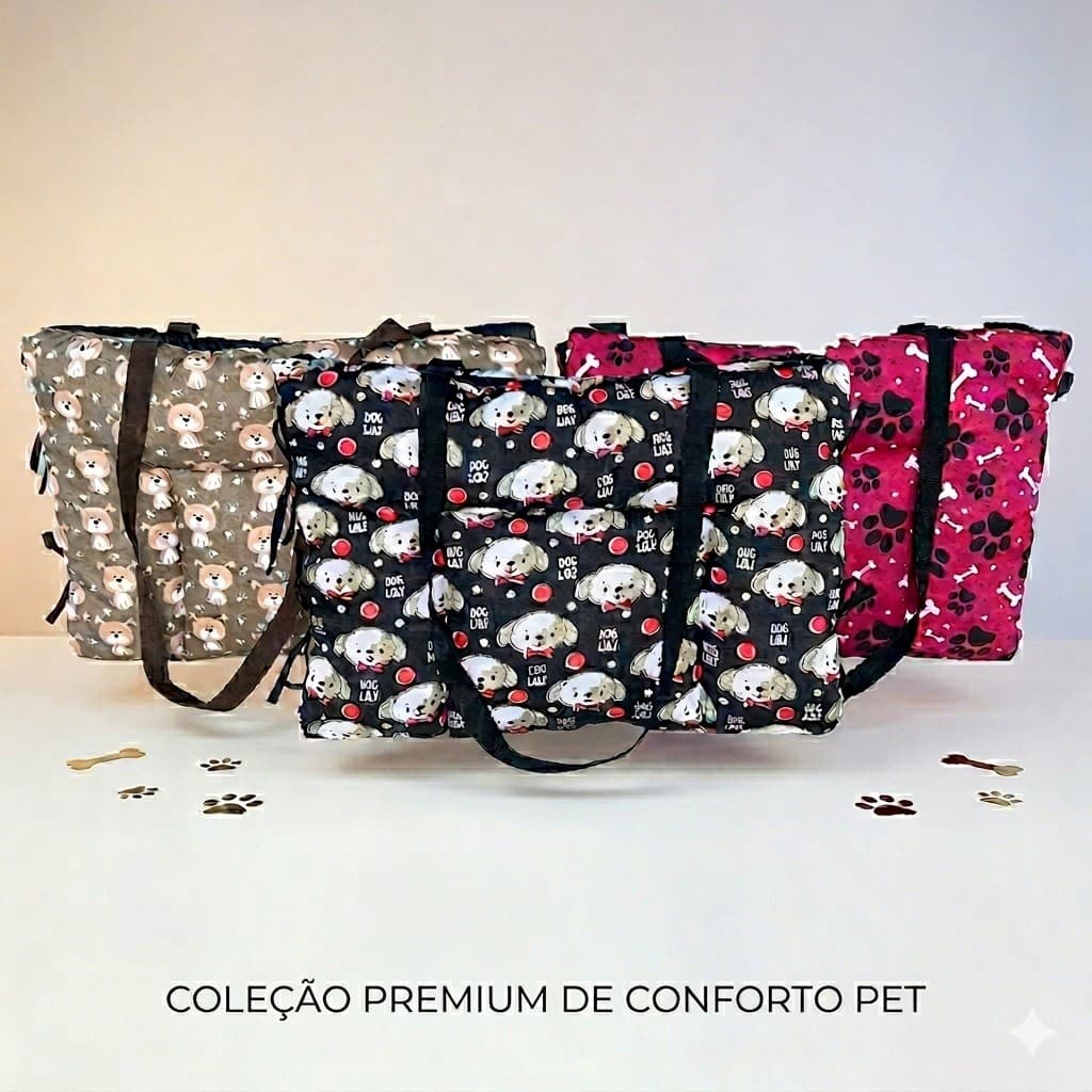 Colchonete Transporte Pet Impermeável Hanna 2 em 1 Pop Dog