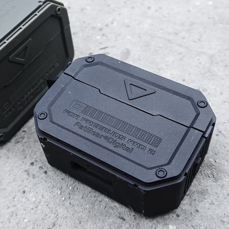 Fat Bear Tactical resistente a choques adequado para Huawei FreeBuds Pro2 + Pro2 Geração 2 Geração Capa protetora sem fi