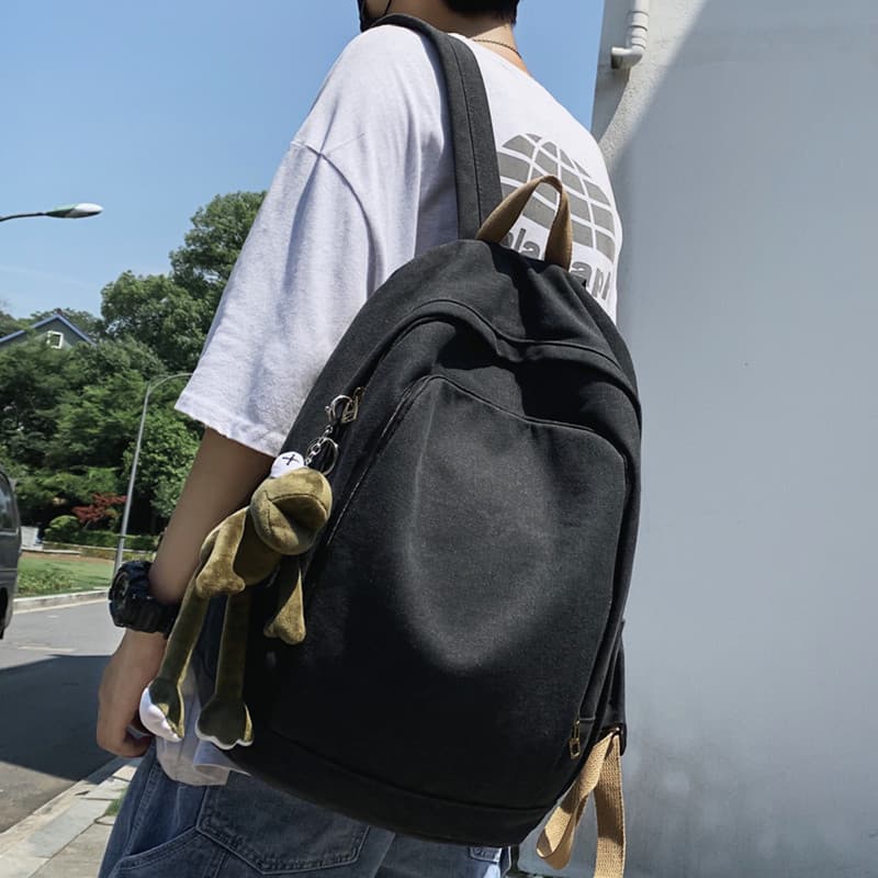 Mochila escolar masculina estudante universitário júnior escola secundária Harajuku ulzzang grande capacidade mochila de