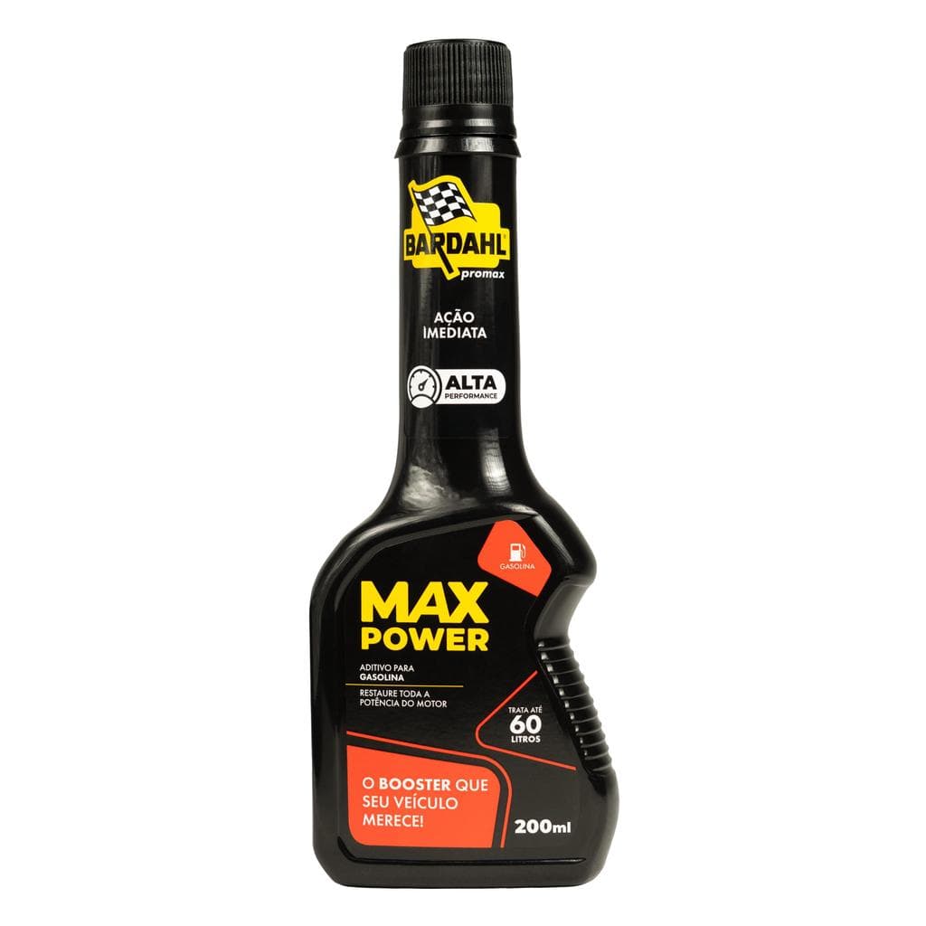 Aditivo Combustível Bardahl Max Power 200ml Gasolina