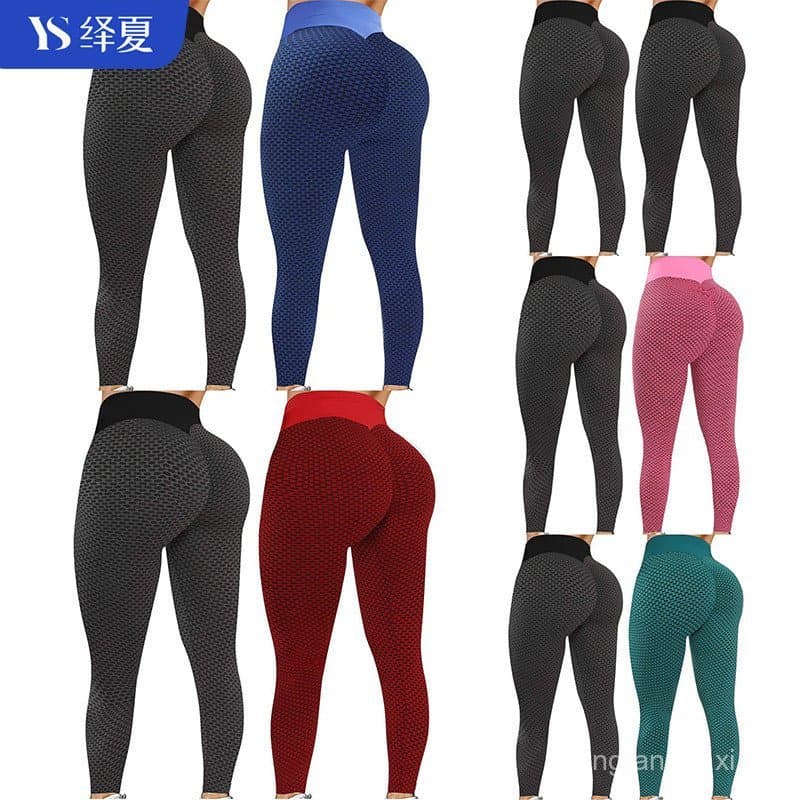 Europeu americano pêssego nádegas musculação calças de Yoga cintura alta elástico nádegas Leggings levantamento de bunda