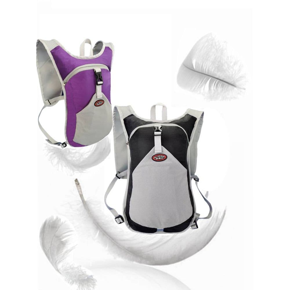 Bolsa de ciclismo leve ao ar livre esportes correndo mochila de caminhada invisível