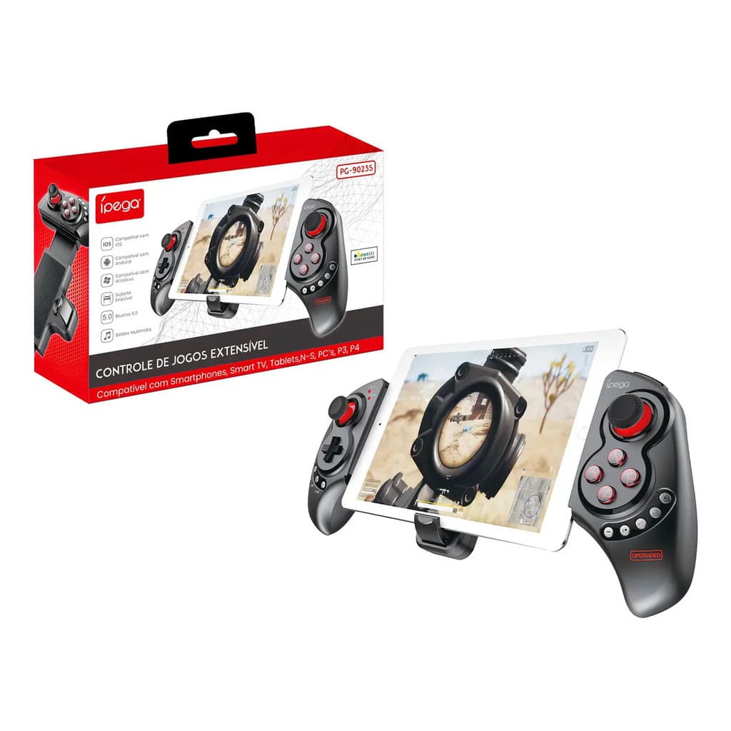 Controle Sem Fio Akn-pg9023s Cor Preto