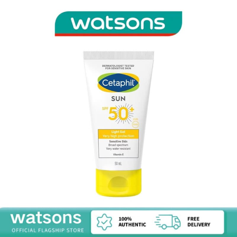 Cetaphil Sun Protetor Solar em Gel Leve SPF 50+ 50mL