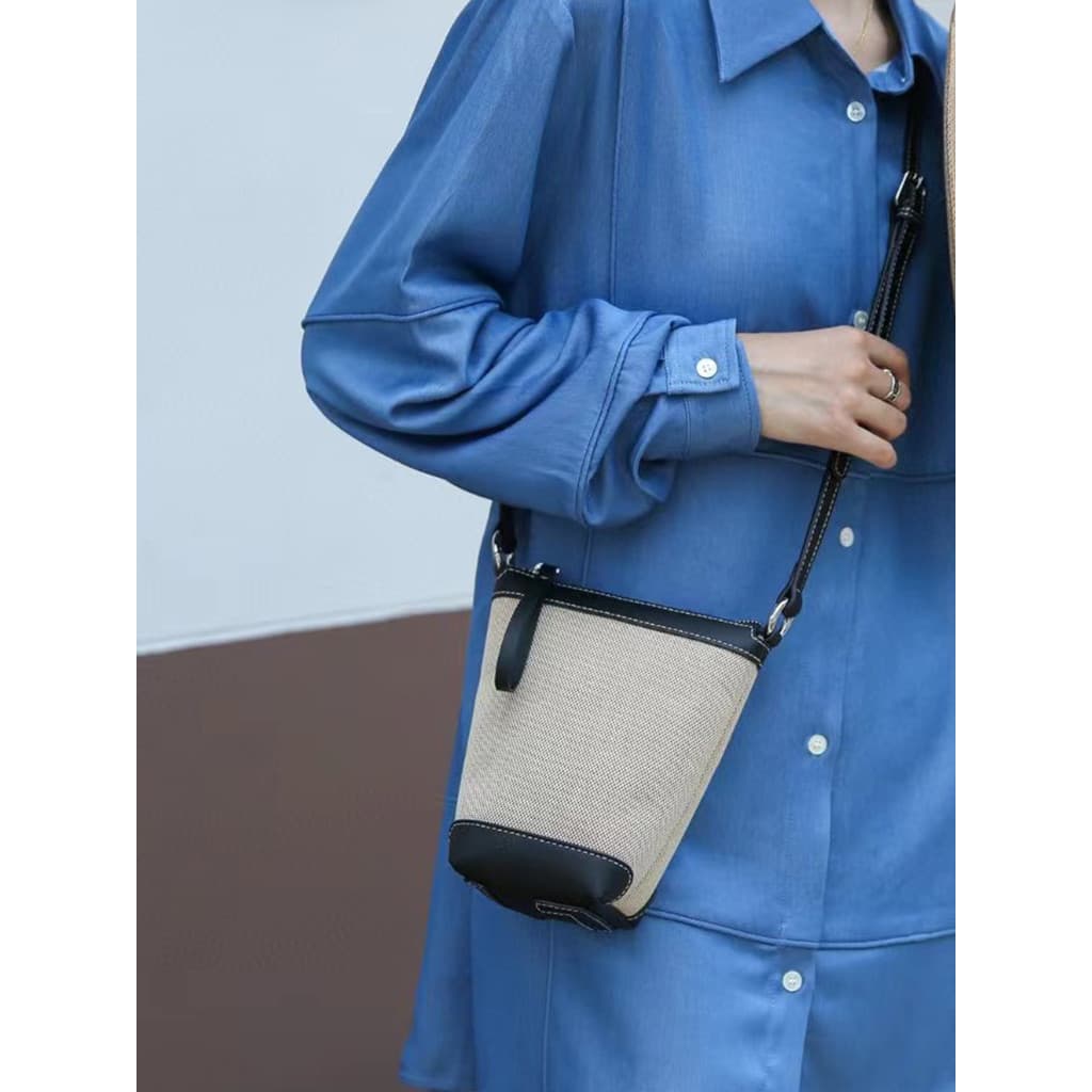Bolsa de couro genuíno para celular, bolsa transversal feminina 2026, novo estilo, verão, bolsa transversal para celular