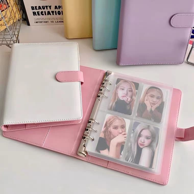 Álbum de Cartões Fotográficos Steve A5, Pasta de Armazenamento de Cartões Lomo, Caderno de Cartões Fotográficos, Pasta I