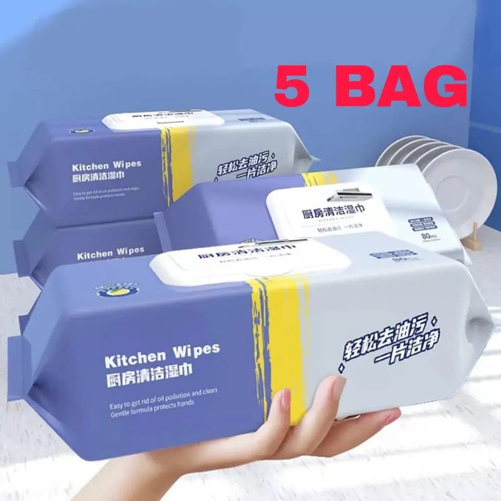 Pano de Limpeza Multiuso para Cozinha, Lenço Úmido Desengordurante, Descontaminante, Removedor de Manchas, Suprimentos d