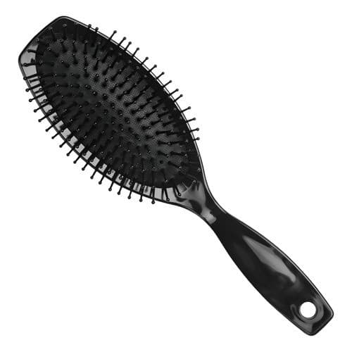 Escova De Cabelo Raquete Oval Almofada Emborrachada