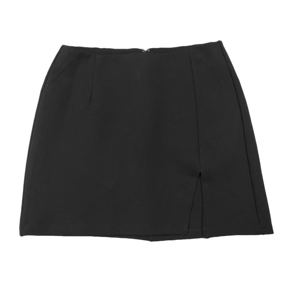 B6114 verão novo estilo feminino cor sólida saia de cintura alta moda Casual Hip saia All-Match Culottes de perna larga