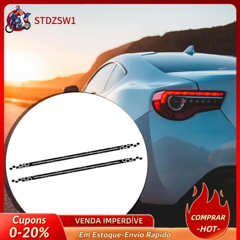 [stdzsw1] Adesivo De Carro Em PVC Preto Universal Decalque Automático Gráfico Decorativo Para Van Motorhome SUV Captador