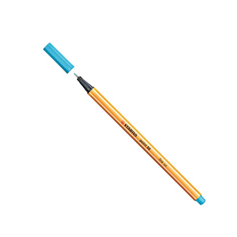 Caneta hidrográfica Fine Point 88/57 Azul Claro Stabilo