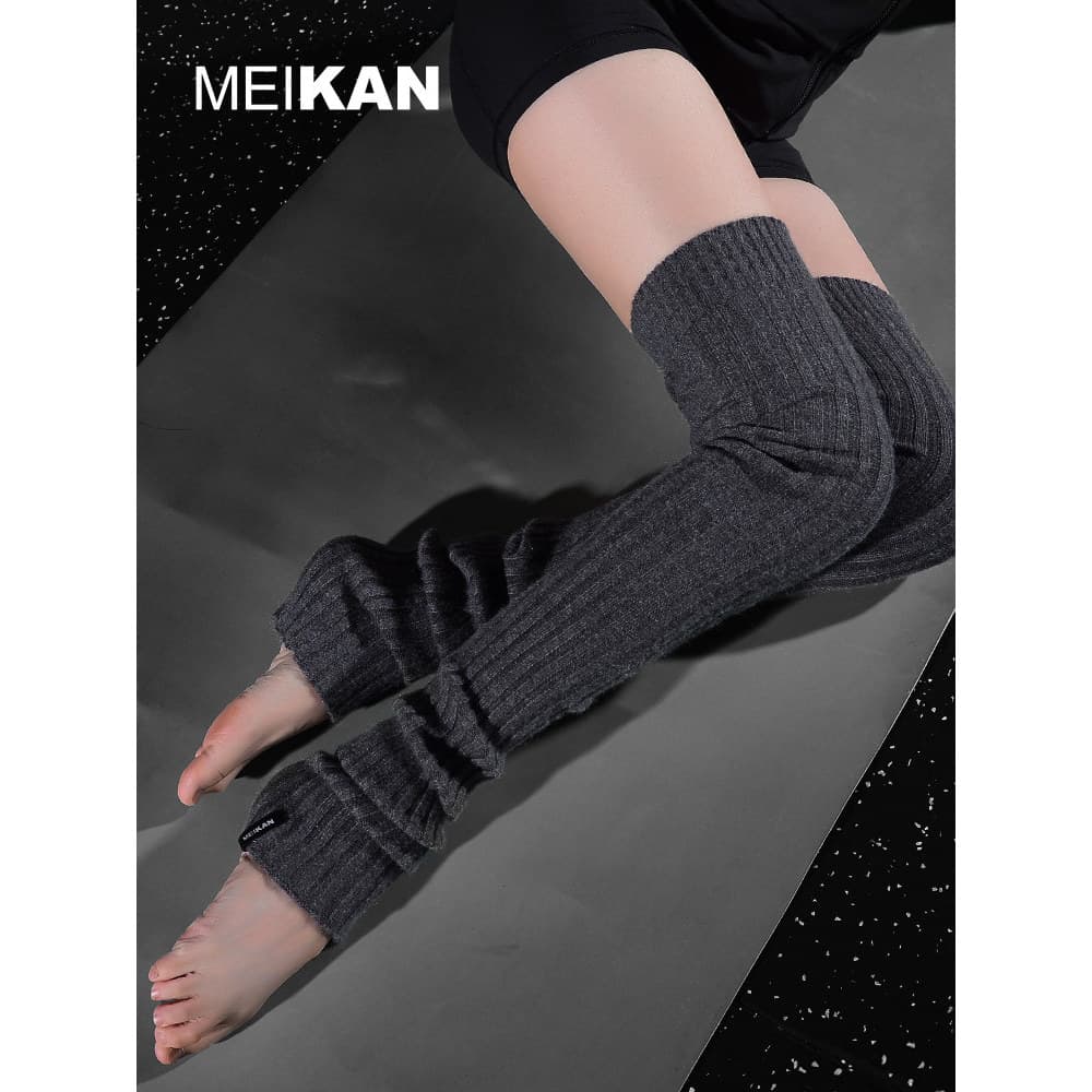 Meias de Yoga sobre o joelho esportes quentes profissional antiderrapante Leggings longo tubo estilo Ballet dança meias