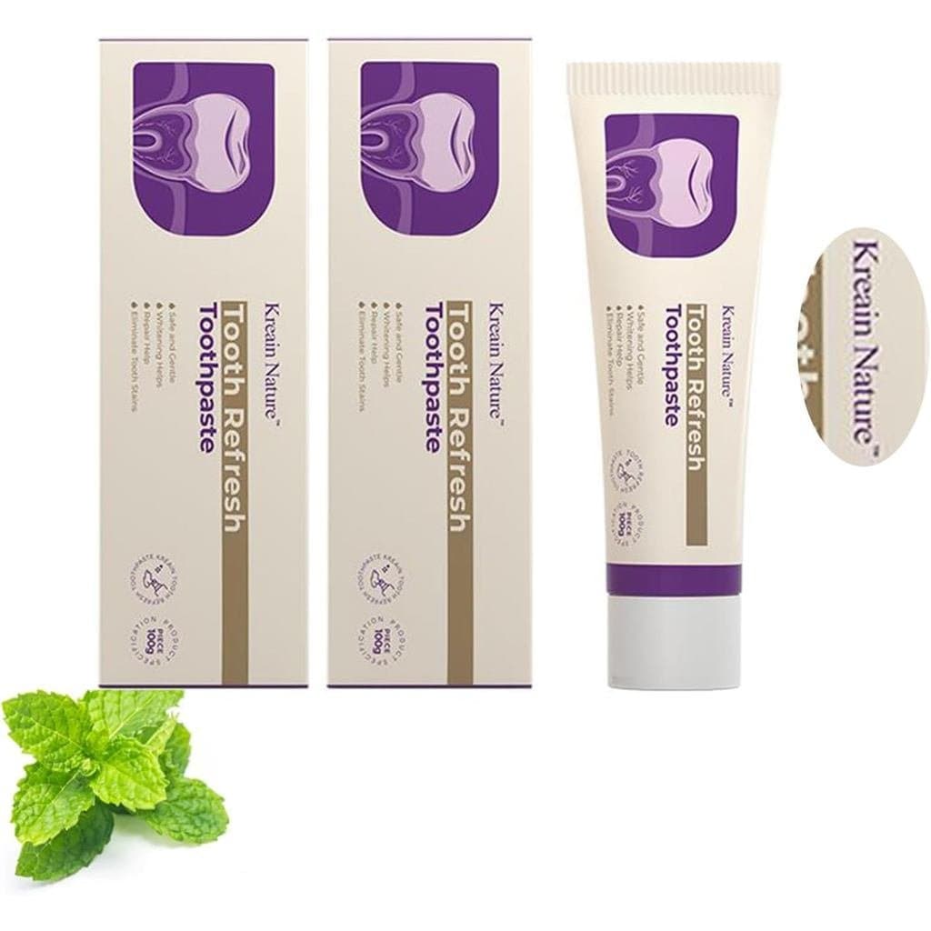 Tooth Re, Fórmula para Hálito, Cuidado Oral Natural e Reparação do Esmalte, Ajuda a Remover Manchas de Café, Chá e Vinho