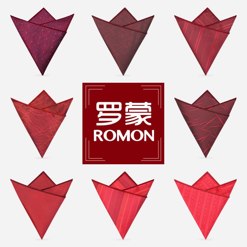 Lomon terno Formal terno de casamento de negócios bolso quadrado masculino bolso pequeno lenço de casamento quadrado toa