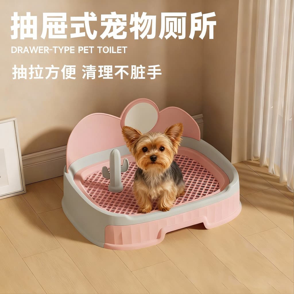 Yorkshire dedicado cão toalete tipo gaveta comadre cão caixa de areia mictório pequeno cão filhotes necessidades diárias