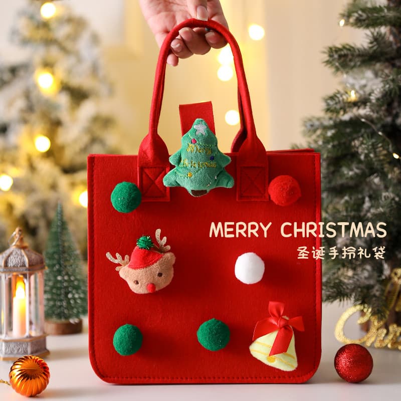 Saco de presente de ano novo saco de embalagem de frutas de natal véspera de natal caixa de presente de maçã crianças po