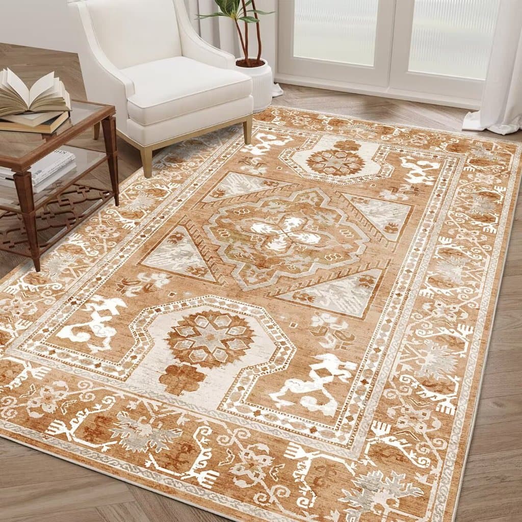 Estilo persa sala de estar tapete cobertor cabeceira quarto casa Retro étnico sofá mesa café cobertor Anti-deslizamento