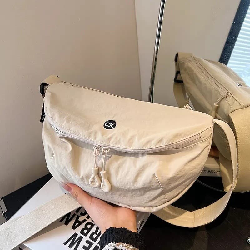 Japonês Ultra-leve à prova dwaterproof água Oxford pano saco das mulheres dos homens All-Match ombro saco do mensageiro