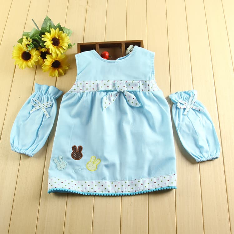 Macacão de bebê versão coreana crianças vestir reverso comer roupas primavera outono novos produtos avental de manga à p