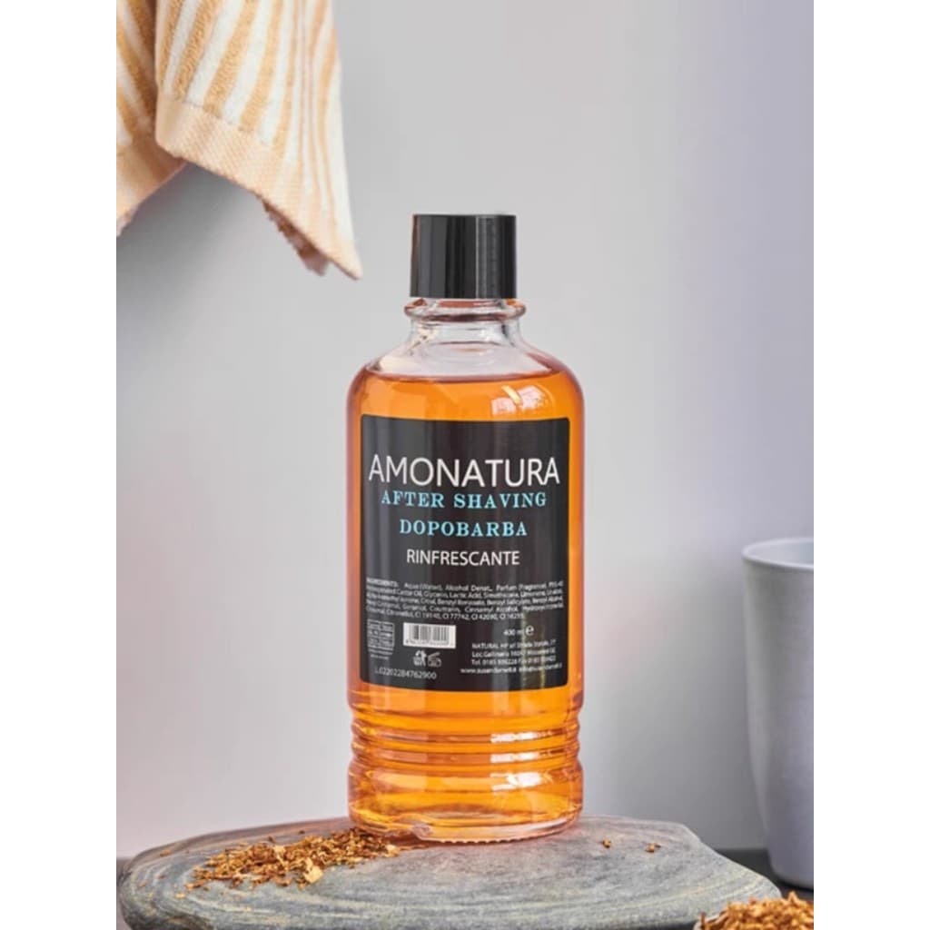 Itália AMONATURA Tabaco Cavalheiro Pós-barba Água Após Barbear Hidratante Hidratante Reparação Toner Calmante