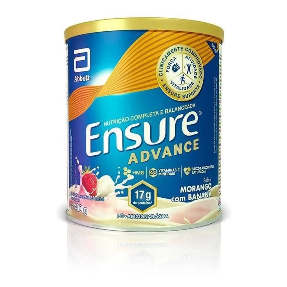 Ensure Pó Advance Morango com Banana 400g