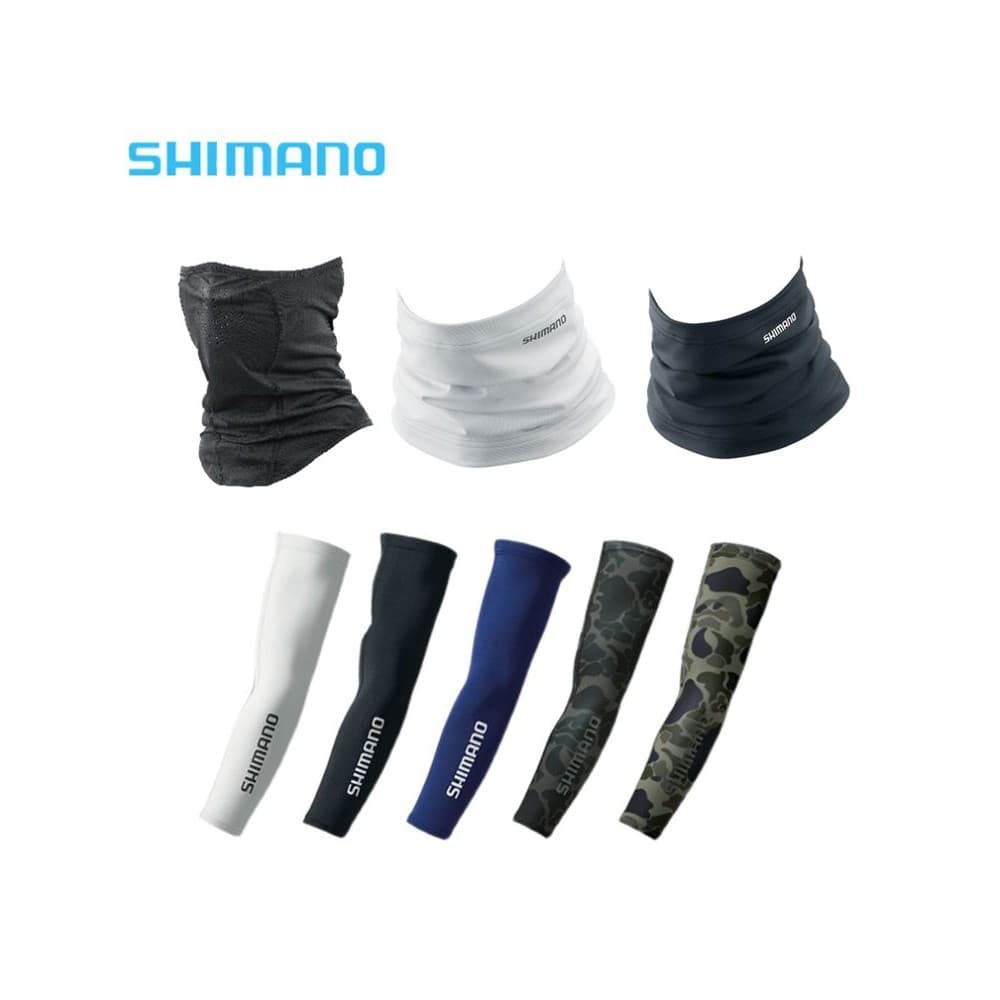 [Lure Stack] 19 Novos produtos SHIMANO SHIMANO GL-047Q Protetor solar Anti-UV manga traseira de pescador