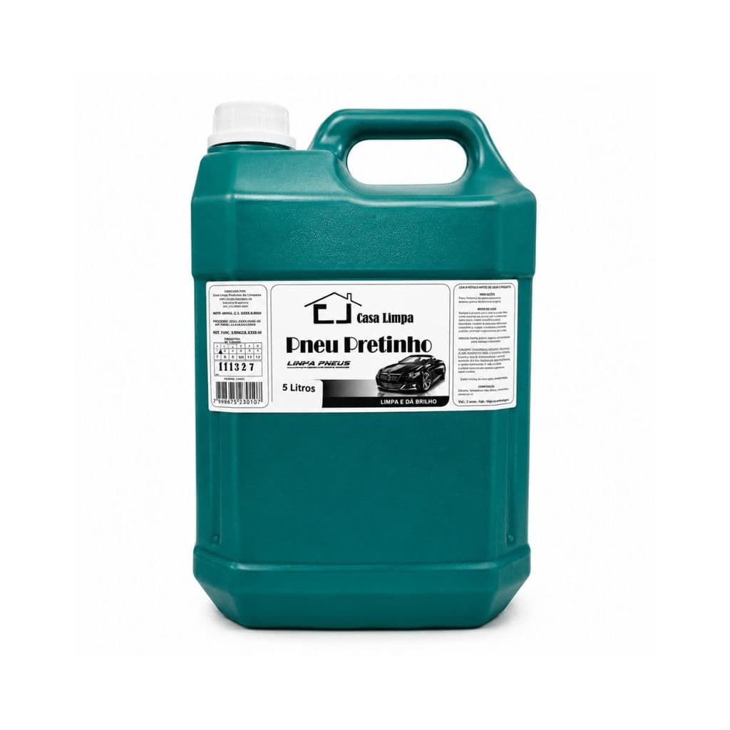 Pneu Pretinho Pneus e Borrachas 5L Casa Limpa