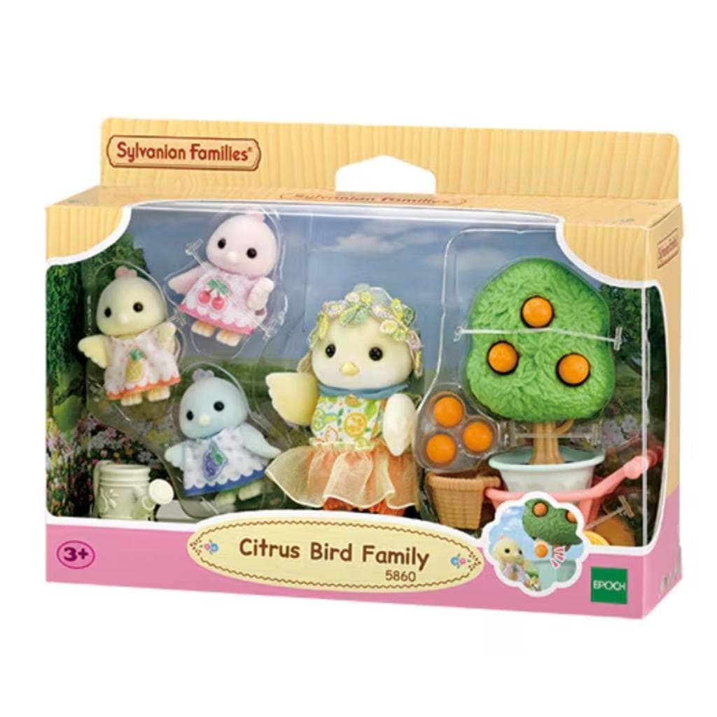 Sylvanian Famillies Família dos Pássaros Cítricos 5860 Epoch