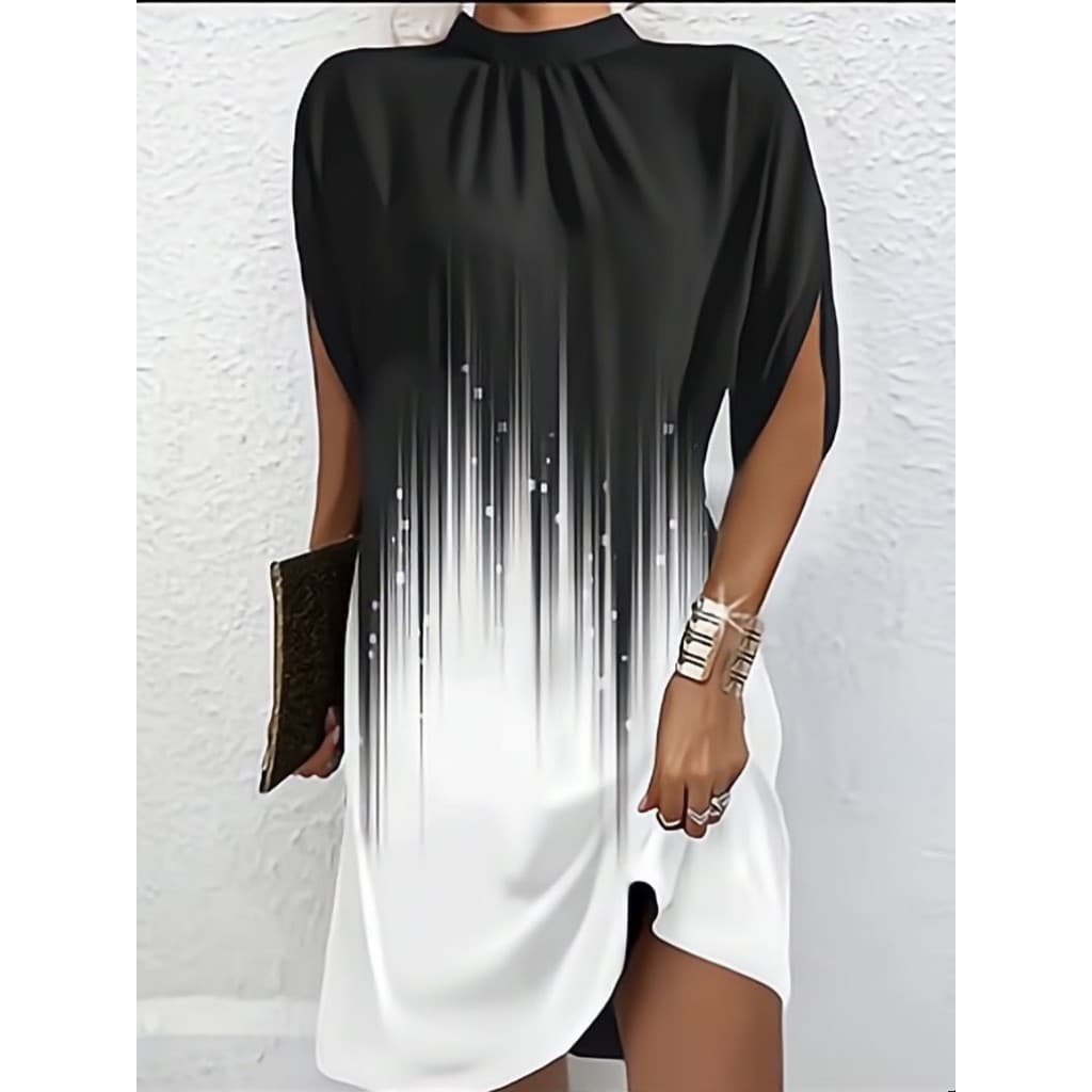 Europeu americano camisa estilo vestido pequeno impressão casaco saia mamãe saia Outing roupas pequeno Cheongsam em torn