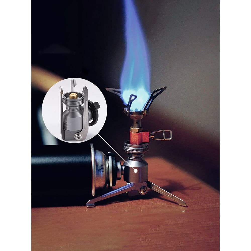 Coman foguete fogão suporte da lâmpada de vapor longo ar plano estendido tudo-em-um fogão portátil tripé adaptador