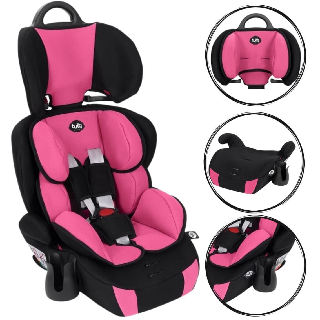 Cadeirinha Infantil, Cadeira de criança para carro Versati Rosa