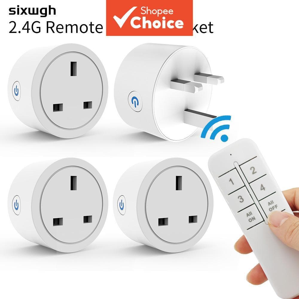 RF2.4G Tomada Sem Fio Inteligente UK Plug Novo Controlador De Interruptor