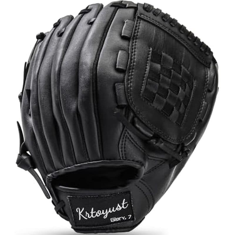 KRTOYUST ® Luva De Beisebolbaseballcouro Compostooutfield Luvas De Campo Adulto Juventude Desempenho De Softball De Beis
