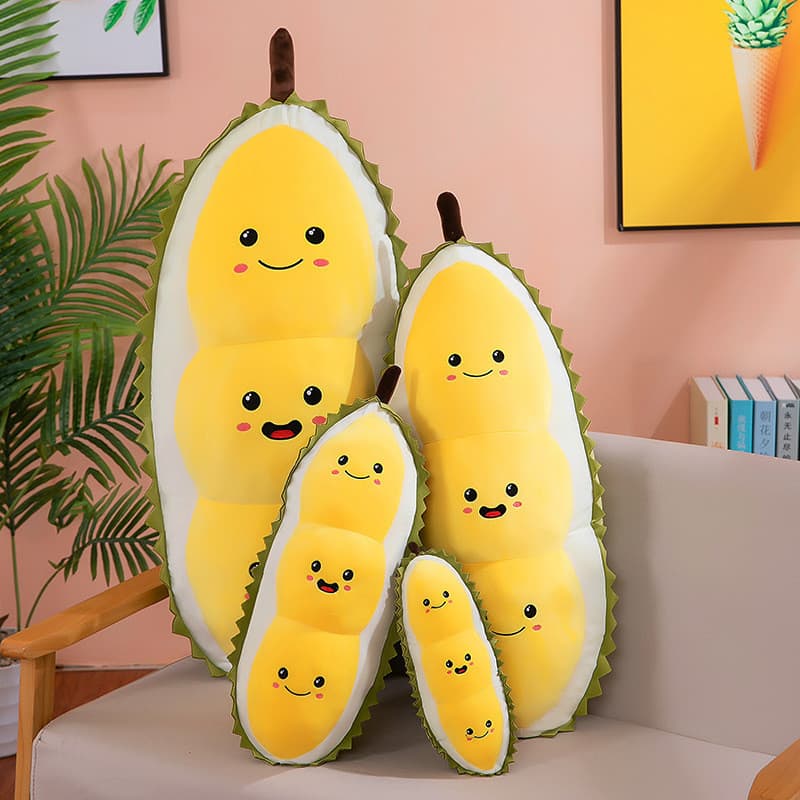 Durian longo travesseiro brinquedo de pelúcia menina cama dormindo Ragdoll dia das crianças boneca de pelúcia QXY3