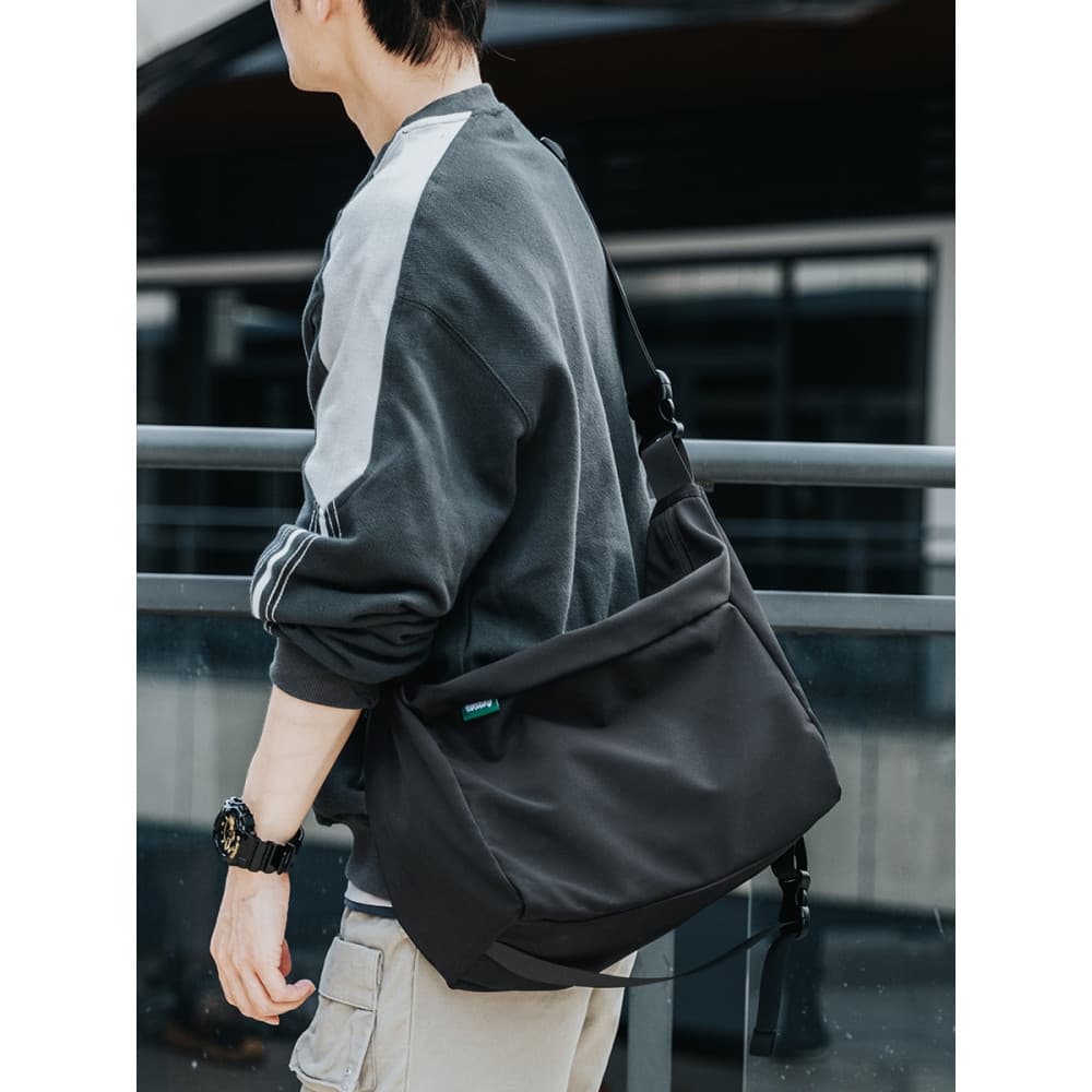 Bolsa mensageiro masculina novo estilo ferramentas japonês Casual Street Wear bolsa de ombro grande capacidade ciclismo