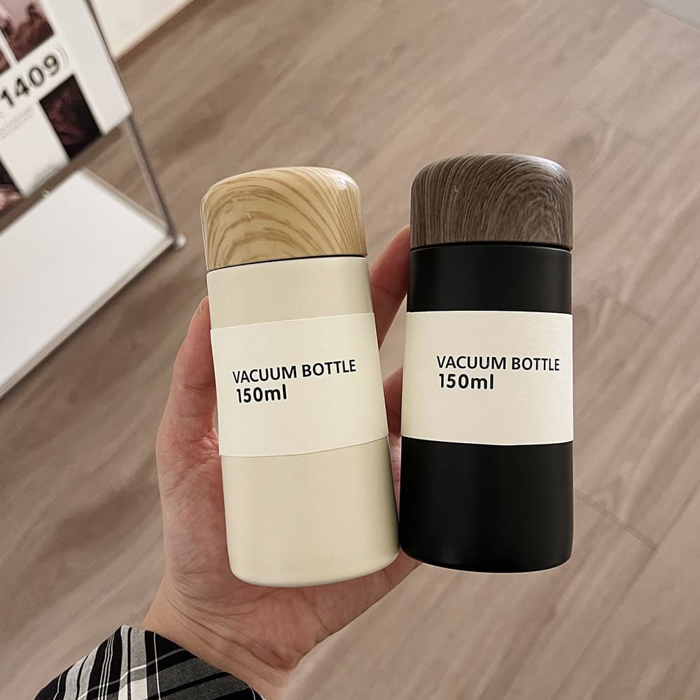 Bolso Ultra-leve Mini copo térmico 150ml senhoras bonito portátil pequeno portátil simples copo de água de alta aparênci