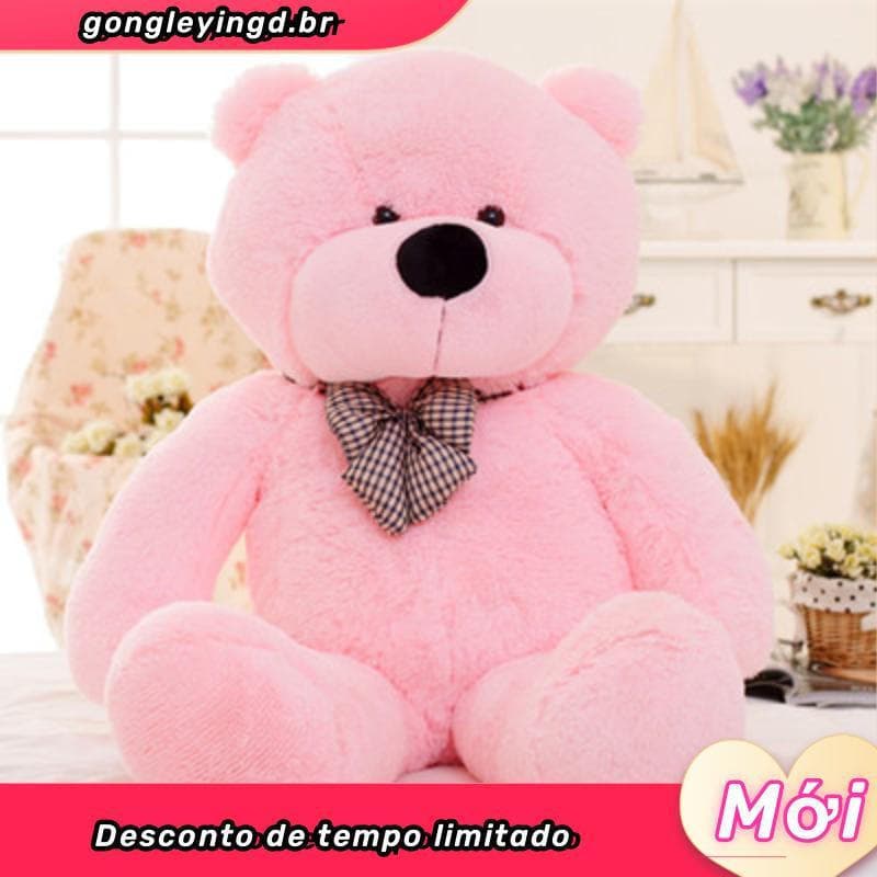 1.2m Tamanho Extra-Grande Urso De Pelúcia Brinquedo Macio Boneca De Aniversário Presentes Humanos Recheado Namoradas W4y