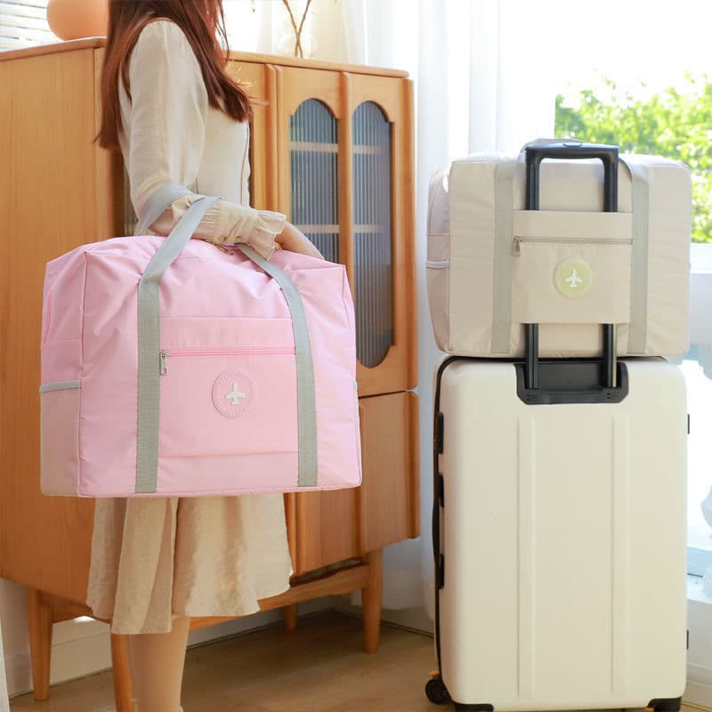 Bolsa de armazenamento para maternidade, acessório de bolsa de viagem de grande capacidade na mala, sacola dobrável, bol