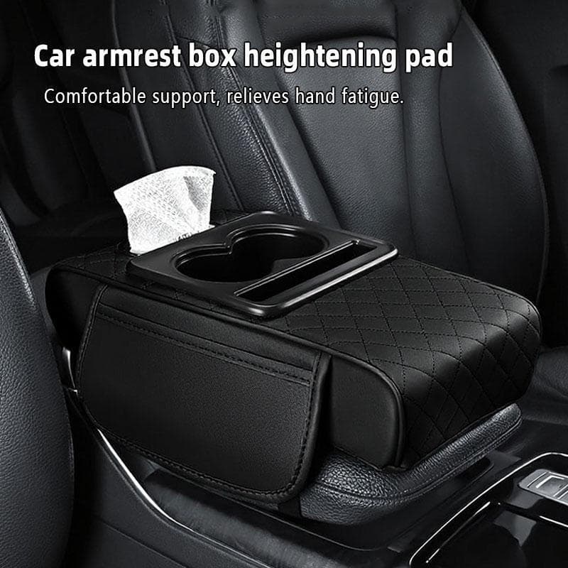 Acessórios para interior de carro: bolsa de armazenamento para apoio de braço, utilizada para guardar e desinfetar acess