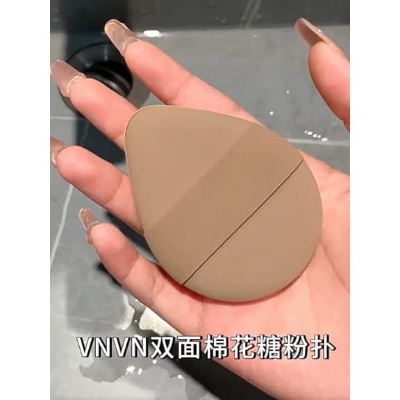 Tailândia VNVN puff reunindo Marshmallow dedo almofada puff dupla face torta fixação maquiagem base líquida com armazena
